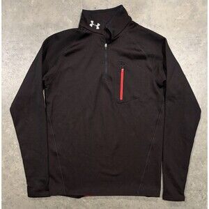 Under Armour Run Fitted 1/4 Zip Performance Pullover Men's Medium Coldgear